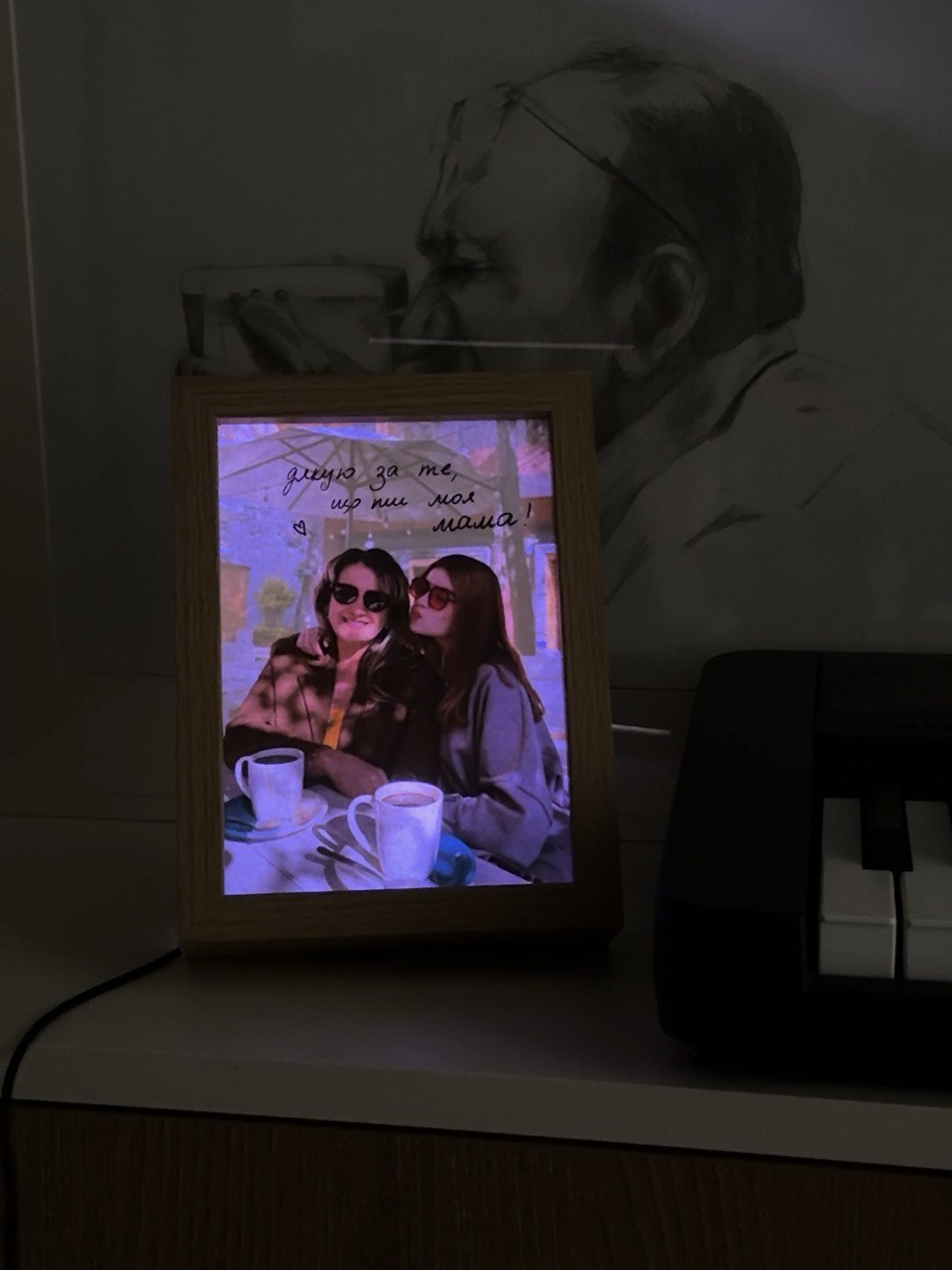 Нічник-фоторамка | варіант оформлення №2